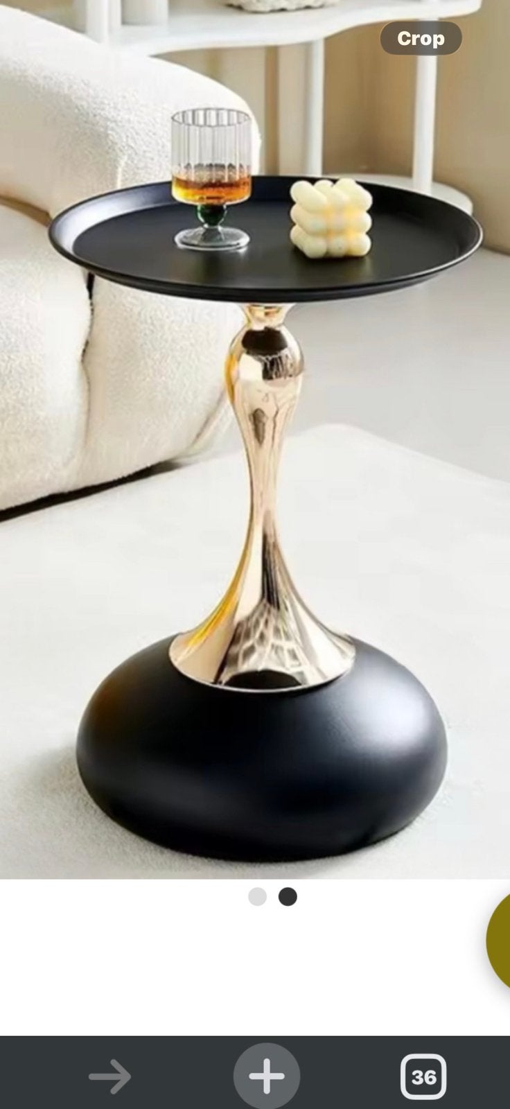 Bijzet tafel, Ophalen, Nieuw
