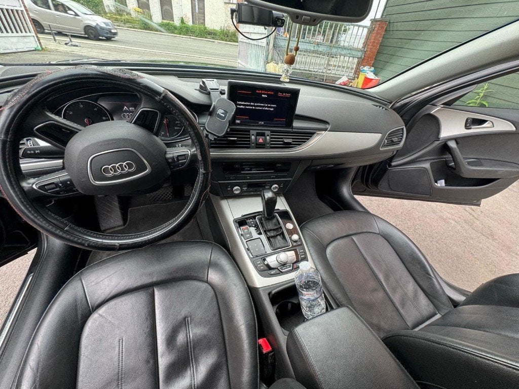 Audi A6 2015 grijs, Auto's, Audi, Automaat, Leder, 5 deurs, Particulier
