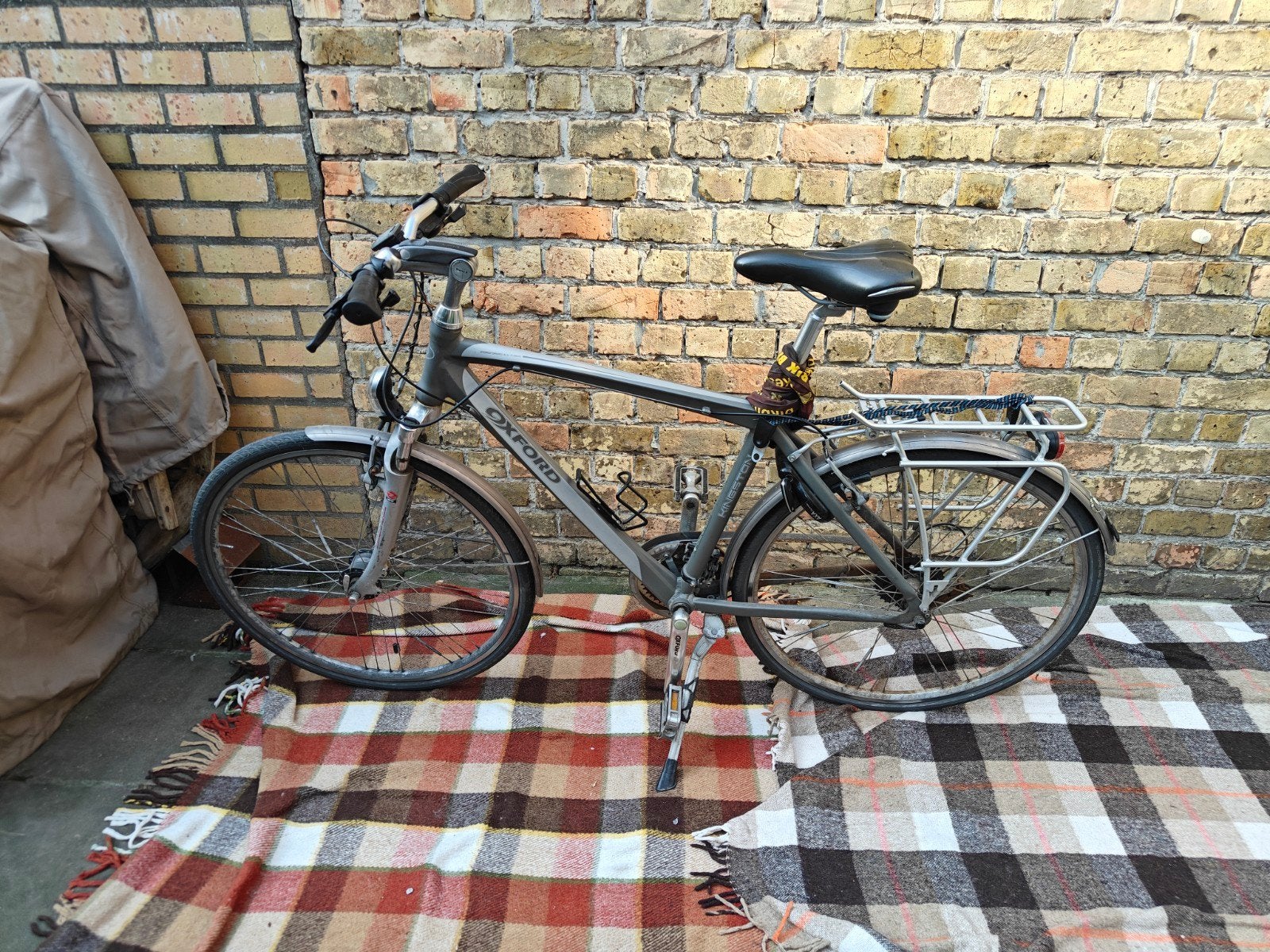 Oxford aluminium mannen fiets, 183cm man, met computertje, Ophalen, Gebruikt, Overige merken, Versnellingen