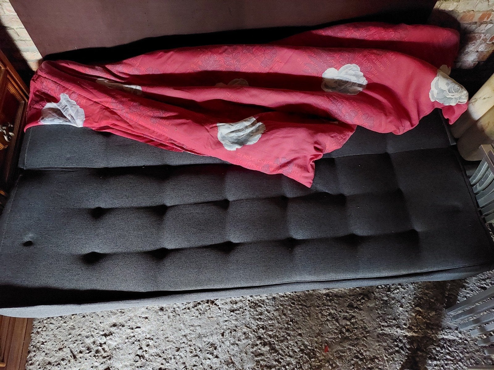 zetel tot bed ombouwen, Ophalen