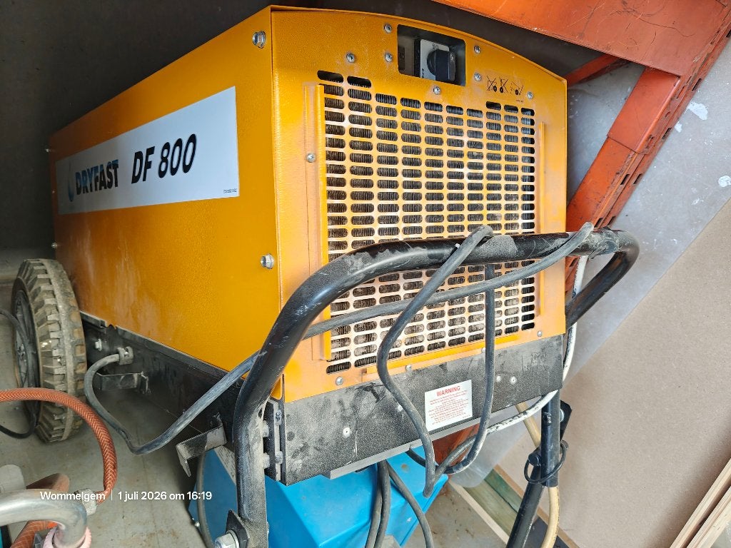 bouwdroger Dryfast DF800, Bricolage & Construction, Ventilation & Extraction, Enlèvement, Utilisé