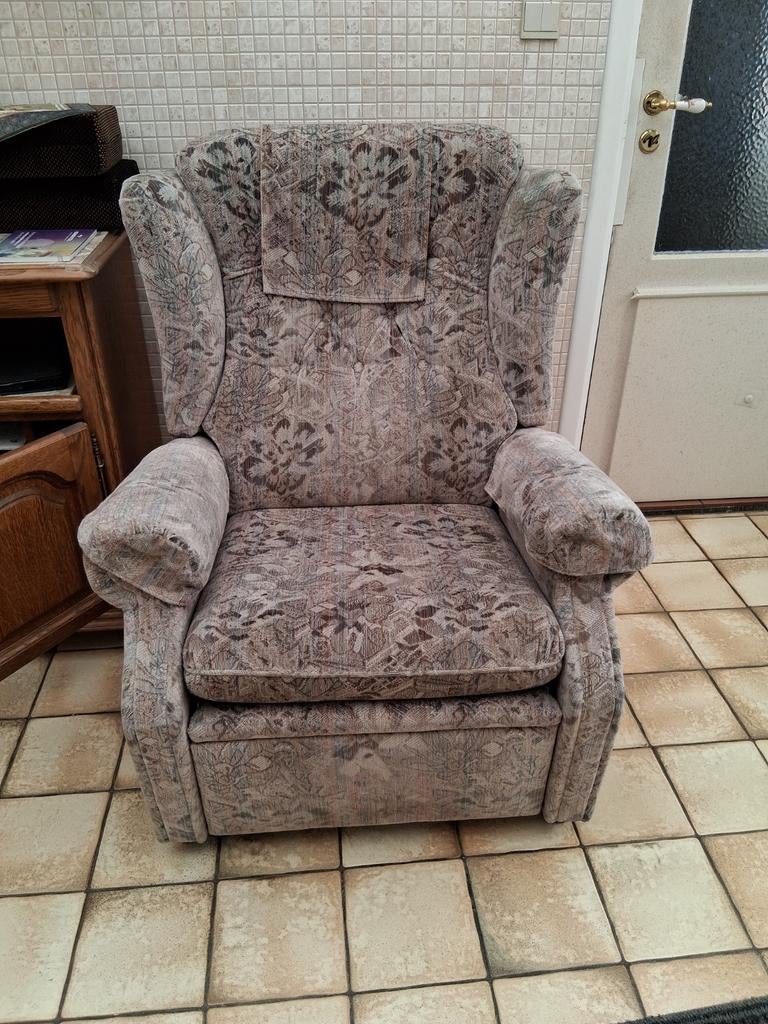 2 relaxzetels, Ophalen, Zo goed als nieuw, Metaal, Vintage