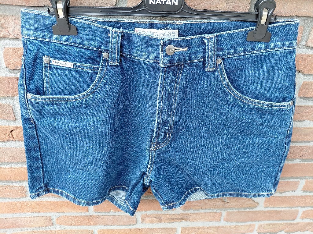 blauwe short voor heren van het merk Brams Paris,, Maat 52/54 (L), Brams Paris, Blauw, Ophalen of Verzenden