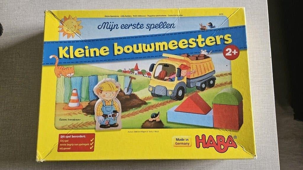 HABA Kleine bouwmeesters - 2+, Vijf spelers of meer, Ophalen, Zo goed als nieuw, Haba