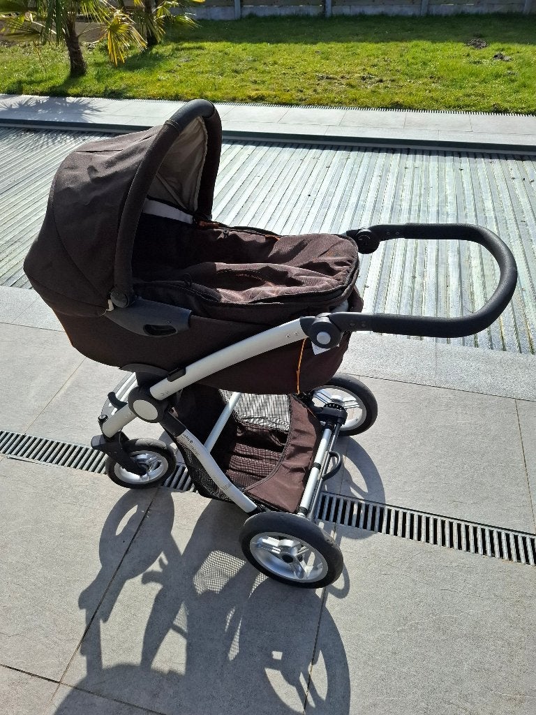Mutsy Transporter 3 in1 kinderwagen set met maxicosi, Pneus, Enlèvement, Utilisé, Poussette