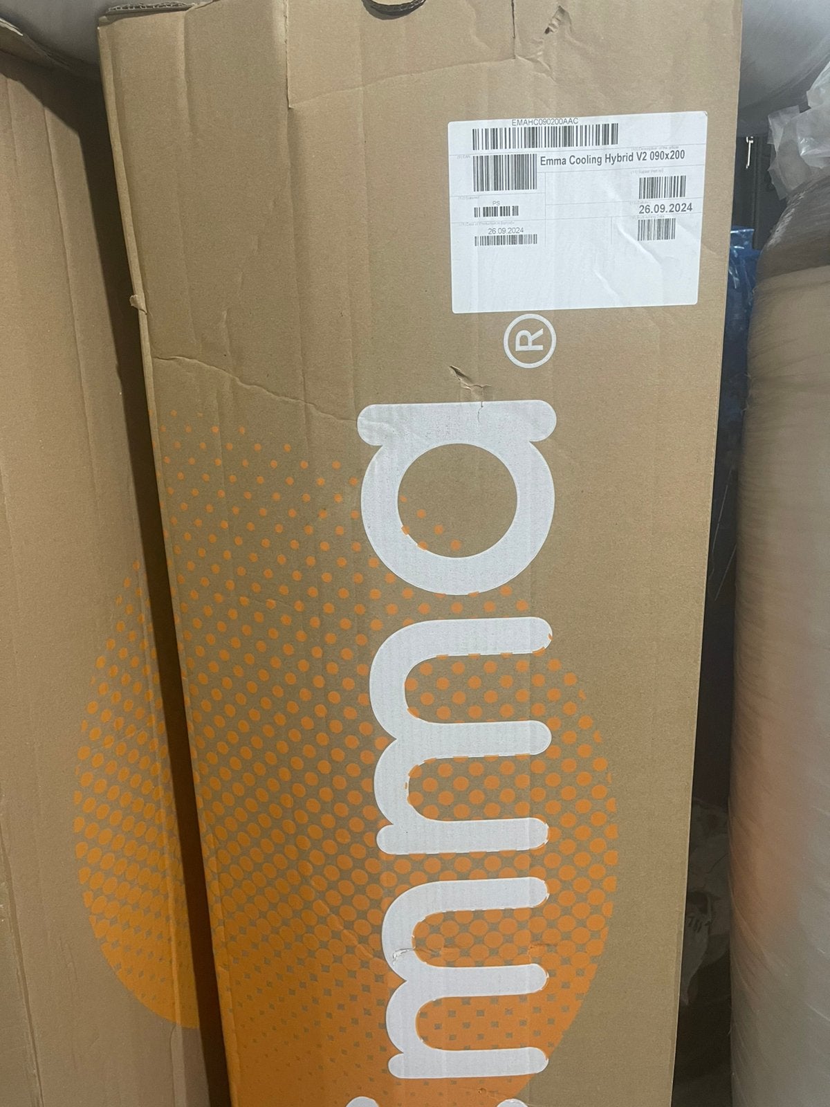MATELAS EMMA COOLING HYBRID V2 – Neuf, 90 cm, Matelas, Enlèvement ou Envoi, Comme neuf