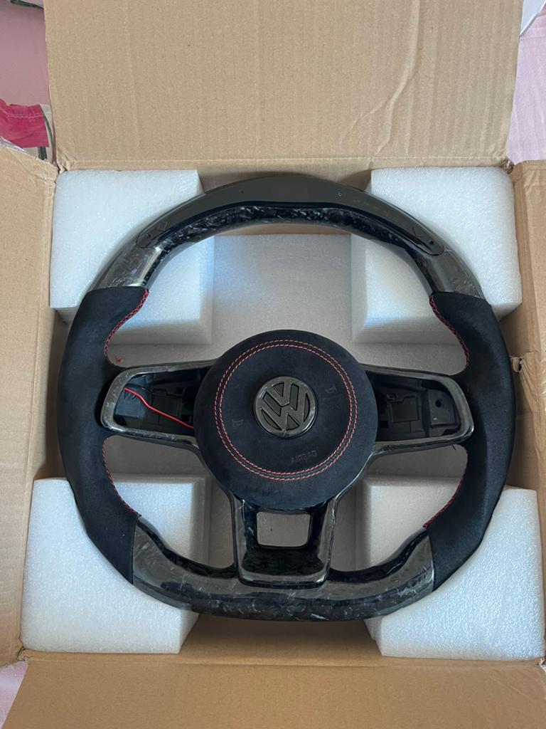 LED-forged carbon alcantara stuur, Ophalen, Volkswagen