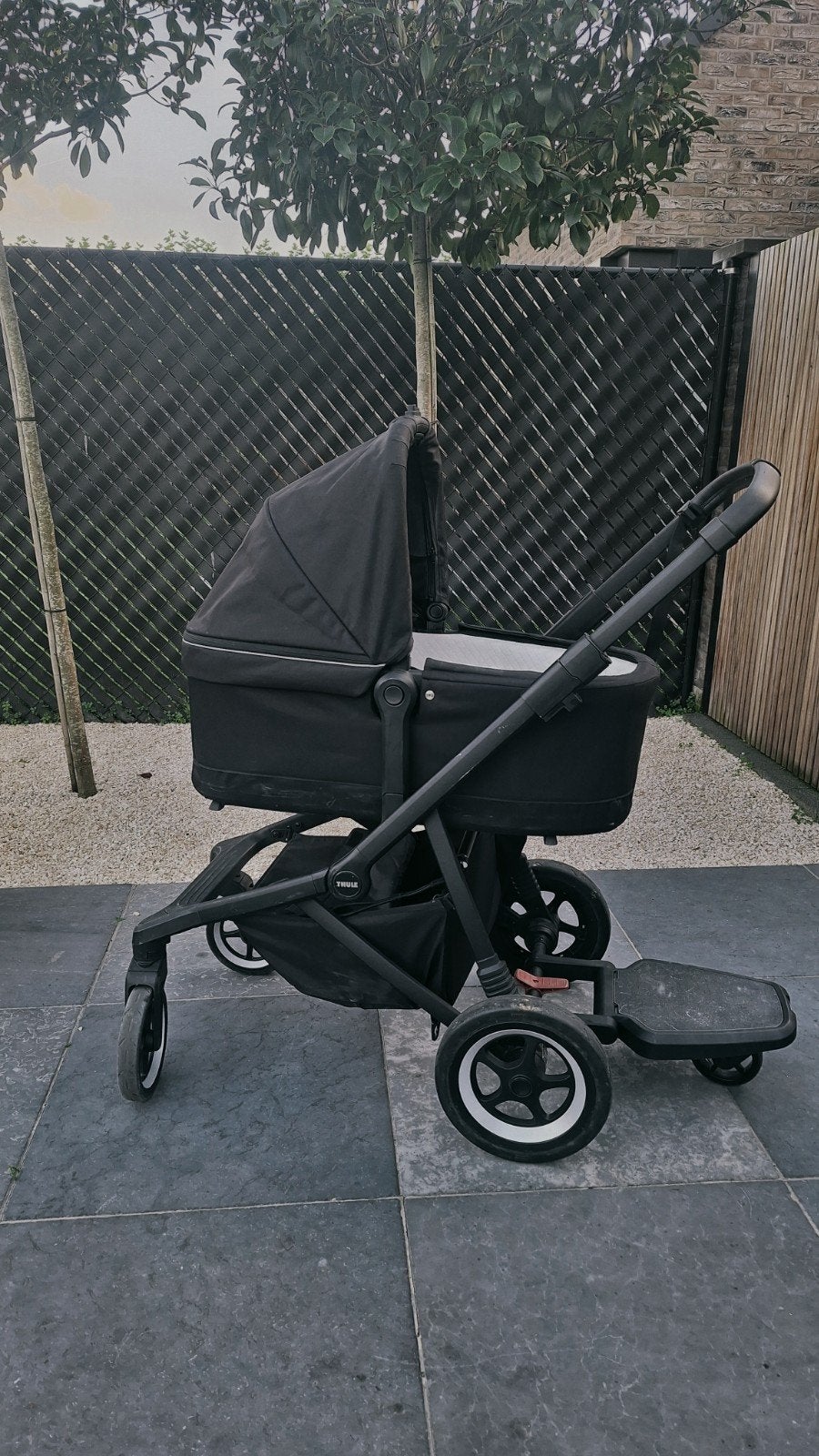 Thule Sleek kinderwagen – compleet pakket, Gebruikt, Met autostoeltje, Maxi-Cosi, Ophalen