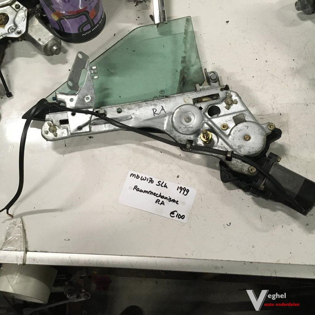 Mercedes SLK R170 1999 Raammechanisme Elektr  Rechtsachter, Gebruikt, -, -, Ophalen of Verzenden