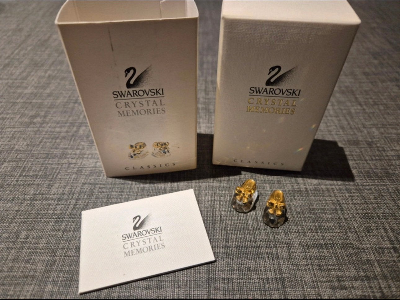 Swarovski Crystal Memories – Babyschoentjes / Baby Slofjes, Collections, Enlèvement ou Envoi, Comme neuf