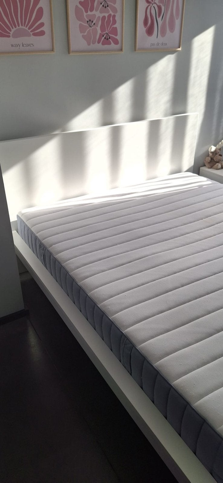 IKEA malm bed inclusief lattenbodem, Huis en Inrichting, Slaapkamer | Boxsprings, Ophalen, Zo goed als nieuw