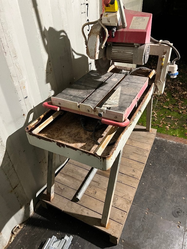 Steenzaag Tafelzaag Eldilsider ASO 350, Doe-het-zelf en Bouw, Ophalen, Gebruikt, 70 mm of meer, Afkortzaag