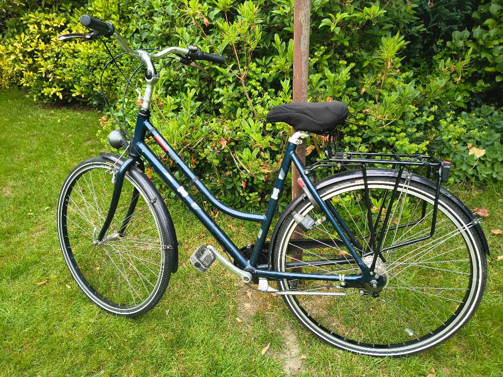 Damesfiets Nexus Shimano 7 speed, 53 tot 56 cm, Versnellingen, Zo goed als nieuw, Schijfrem