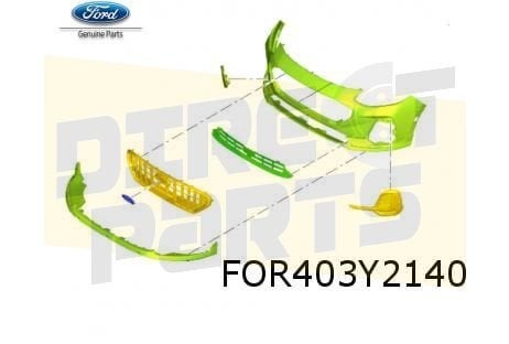 Ford Fiesta VII (1/22-) voorbumper (ST-Line) (te spuiten) Or, Auto-onderdelen, -, -, Nieuw, Ford