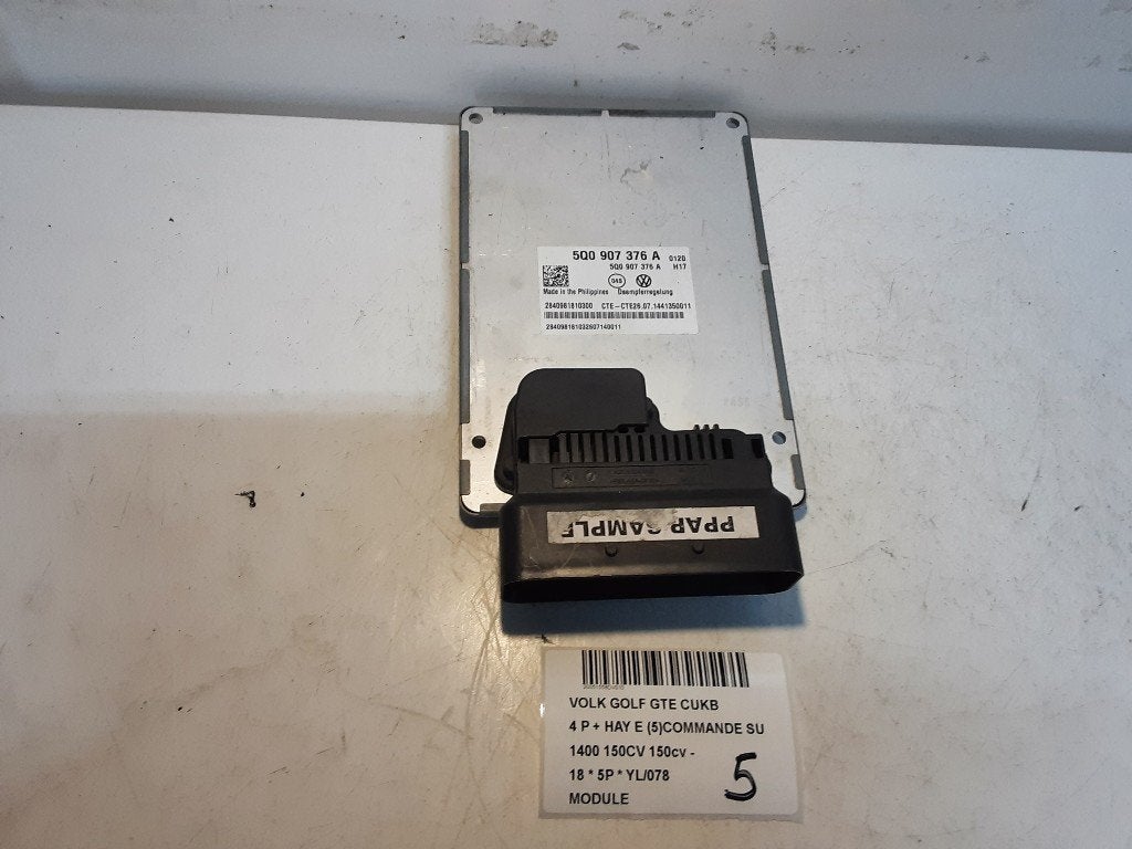 UNITE ELECTRONIQUE Volkswagen Golf VII (AUA) (5Q0907376A), Volkswagen, Volkswagen AG, Utilisé, Kundenbetreuung@volkswagen.de
