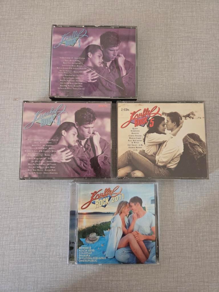 4 x knuffelrock, Cd's en Dvd's, Ophalen of Verzenden