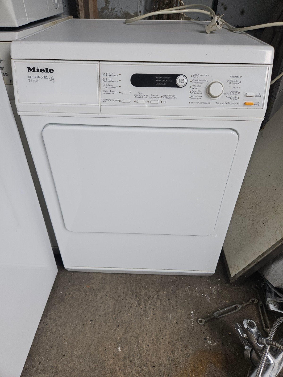 droogkast Miele, Elektronische apparatuur, Droogkasten, Ophalen, 6 tot 8 kg, Luchtafvoer, Bovenlader