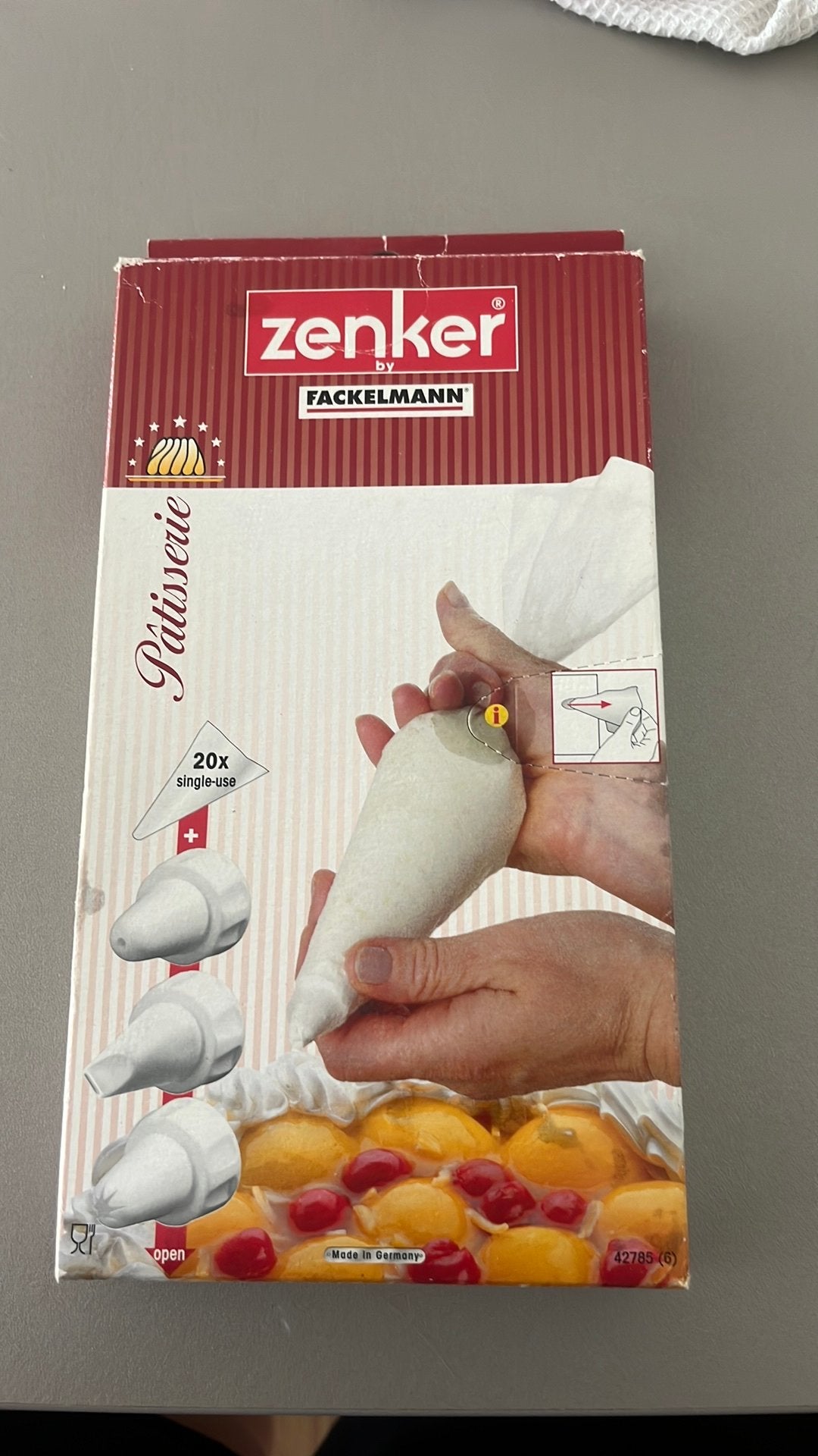Zenker spuitzakset met 3 spuitmondjes, Dieren en Toebehoren, Knaagdieren en Konijnen | Toebehoren, Zo goed als nieuw, Ophalen