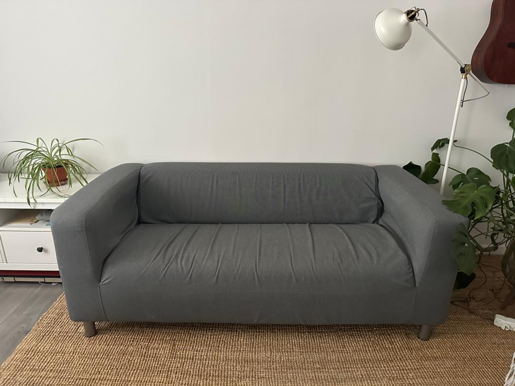 Gratis: KLIPPAN zetel Ikea, Huis en Inrichting, Ophalen, Gebruikt, 150 tot 200 cm, Tweepersoons