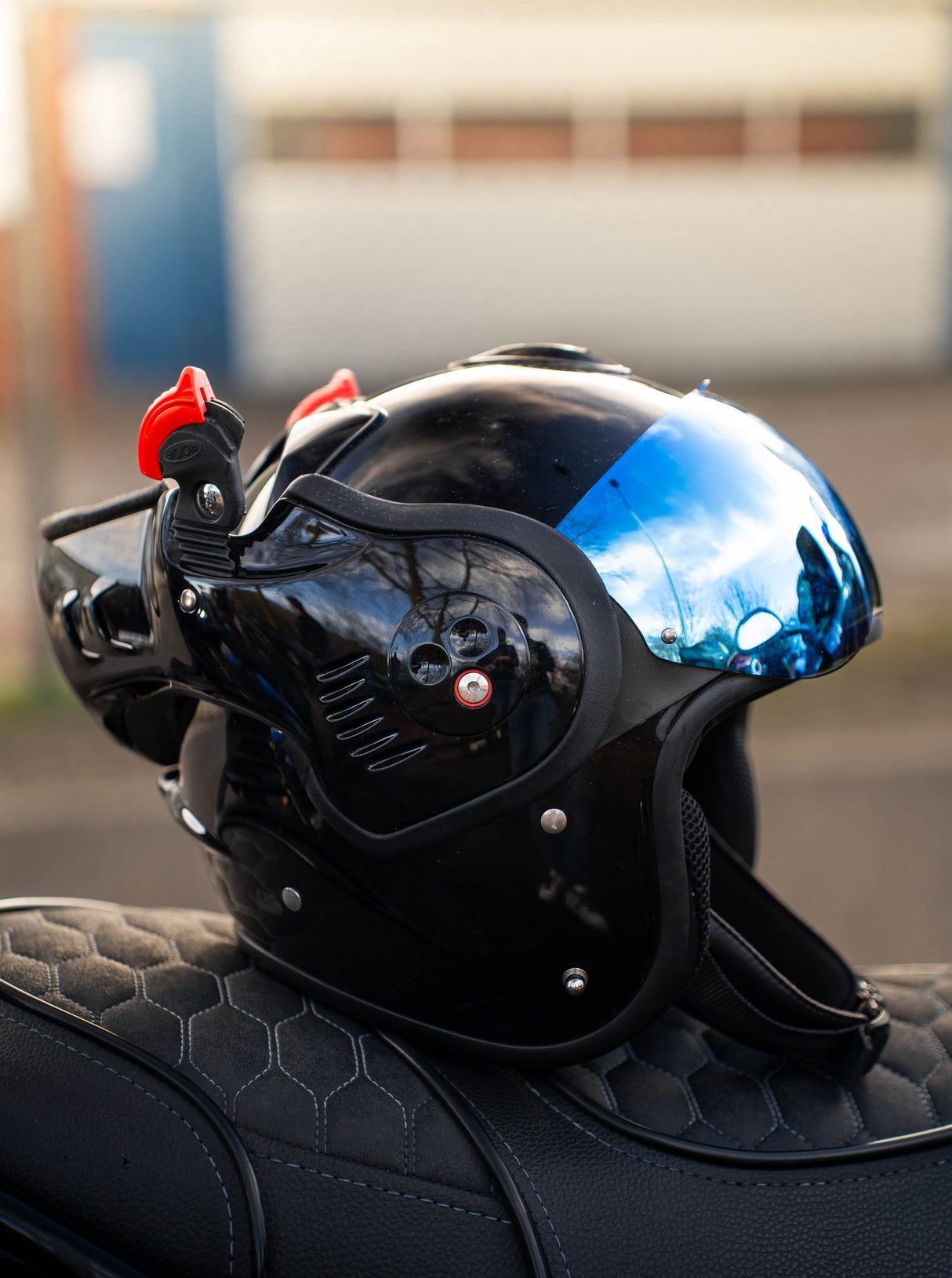 Boxer helm maat s gezocht!!!, Enlèvement, S