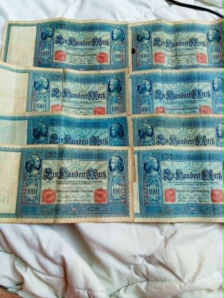 lot de 17 anciens billets de banque allemand, Timbres & Monnaies, Billets de banque | Europe | Billets non-euro, Enlèvement ou Envoi