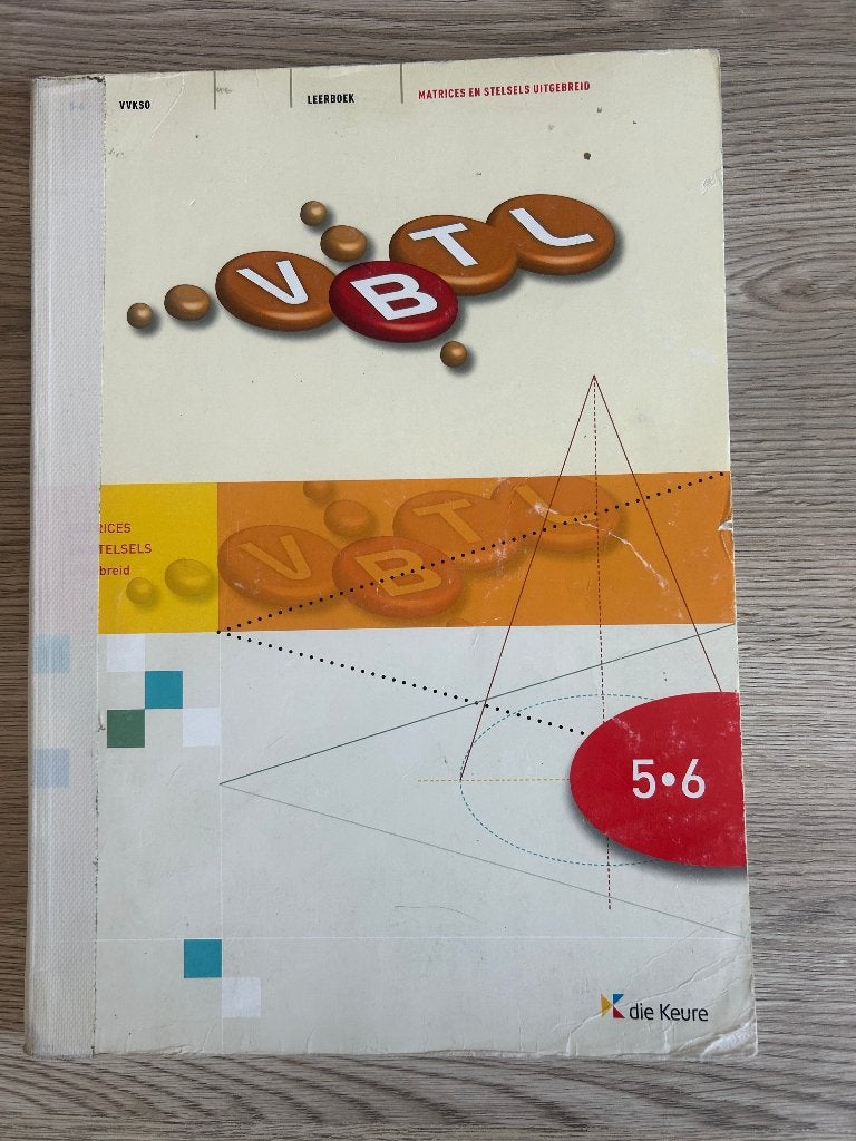 VBTL 5/6 Complexe getallen & Matrices en stelsels uitgebreid, Boeken, Ophalen, ASO, Wiskunde A, Die keure