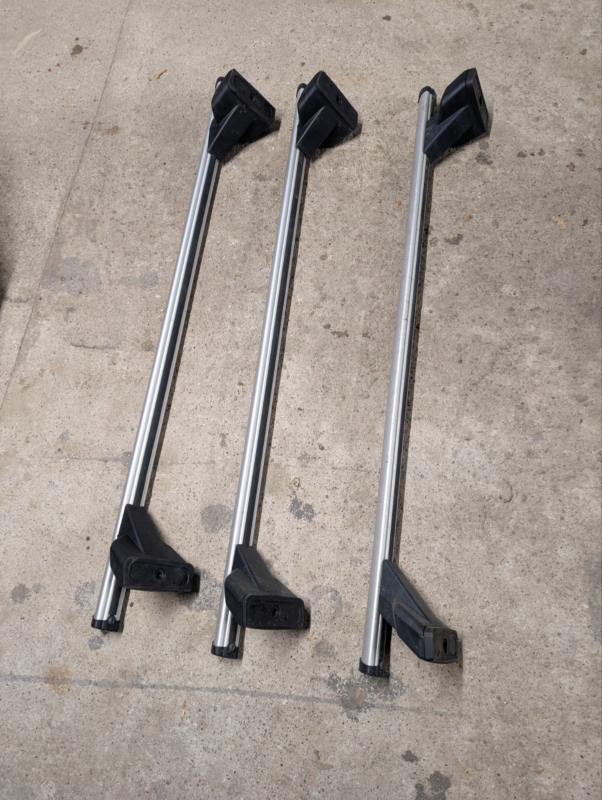 Lot de 3 barres de toit en aluminium – Toyota Proace City, Enlèvement, Comme neuf