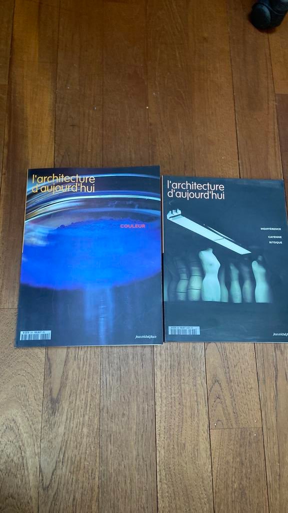 2 magazines l'architecture d'aujourd'hui de 2001, Enlèvement ou Envoi, Neuf