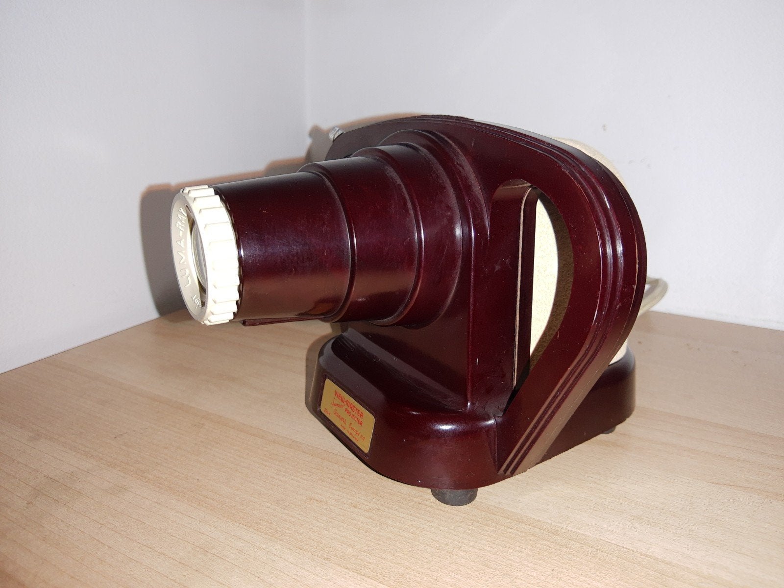 Projecteur View master Junior Sawyer's Europe Vintage, TV, Hi-fi & Vidéo, Enlèvement ou Envoi, Utilisé