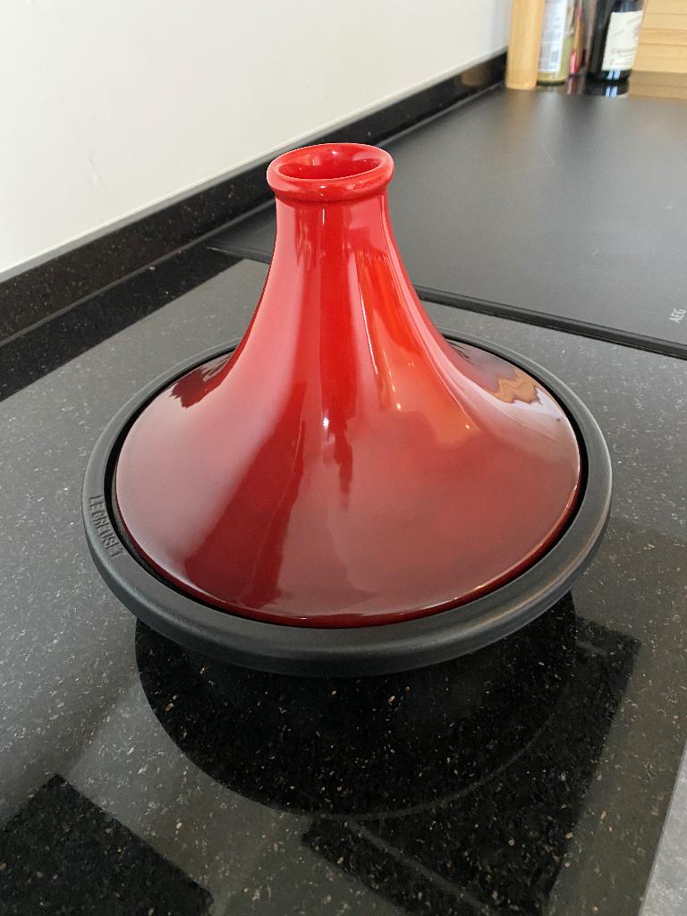 Tajine Le Creuset, Ophalen, Gietijzer, Overige typen, Zo goed als nieuw