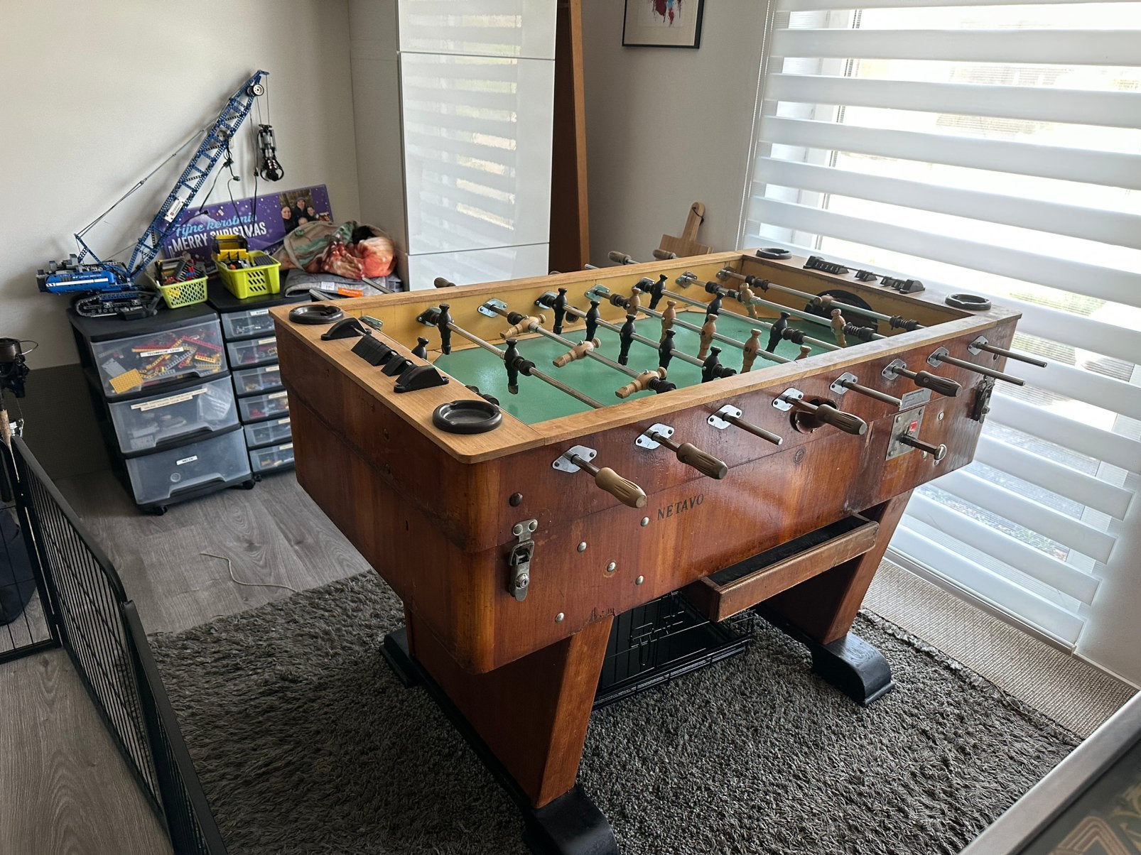 Voetbaltafel Netavo Topper, Kinderen en Baby's, Ophalen, Gebruikt