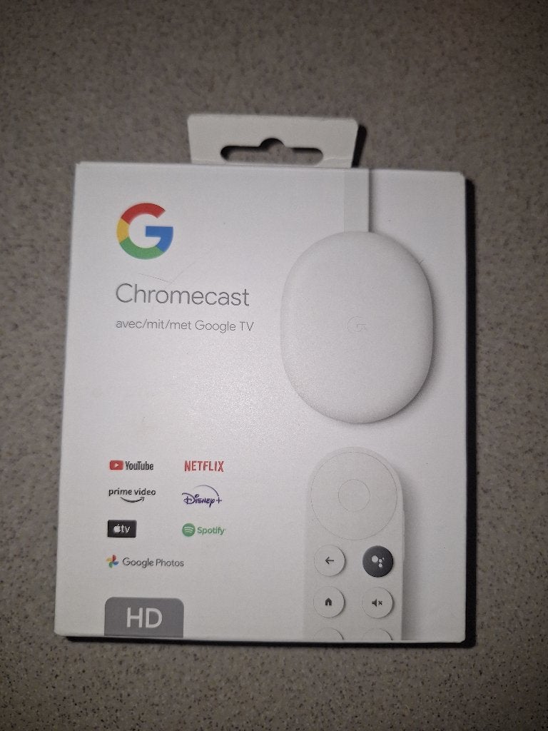 Nieuw Google Chromecast, TV, Hi-fi & Vidéo, Lecteurs multimédias, Enlèvement ou Envoi, Neuf