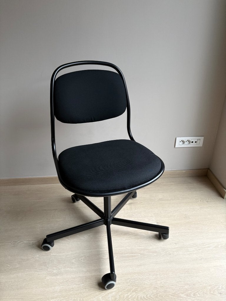 Bureaustoel, Huis en Inrichting, Ophalen, Zo goed als nieuw, Zwart, Bureaustoel