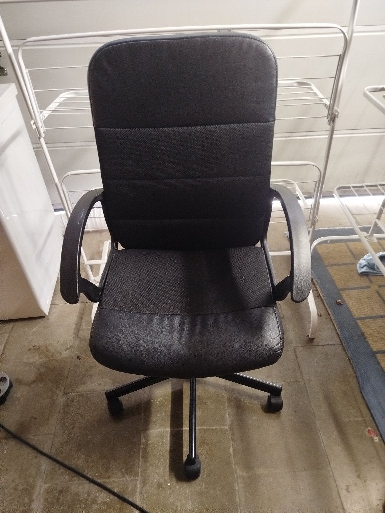 Chaise de bureau, Maison & Meubles, Enlèvement, Utilisé, Noir, Chaise de bureau