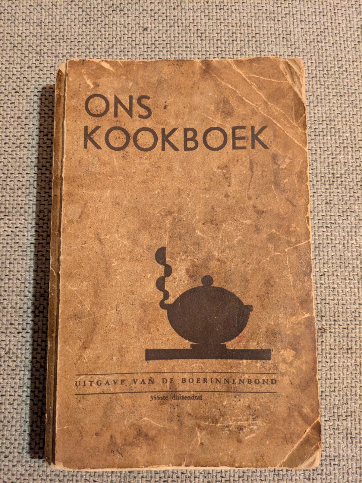 Zeer oud Ons Kookboek (1959), Ophalen of Verzenden, Gelezen, Nederland en België