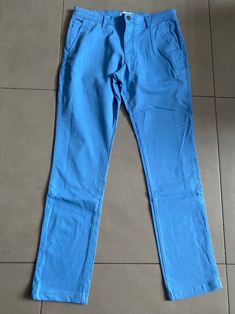 blauwe broek jack&jones maat 32/34, Ophalen of Verzenden