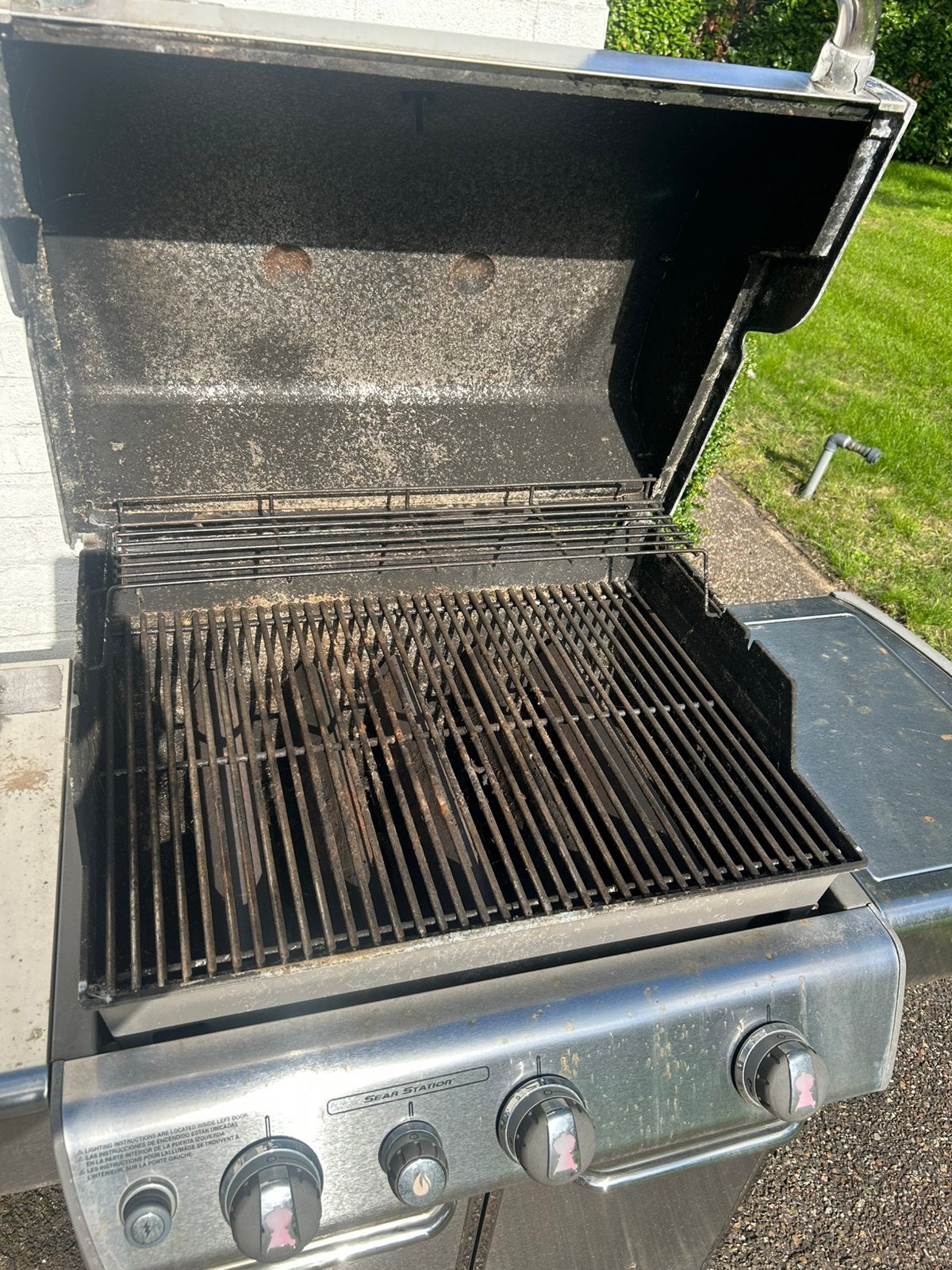 Barbeque weber(genesis), Tuin en Terras, Ophalen, Gebruikt