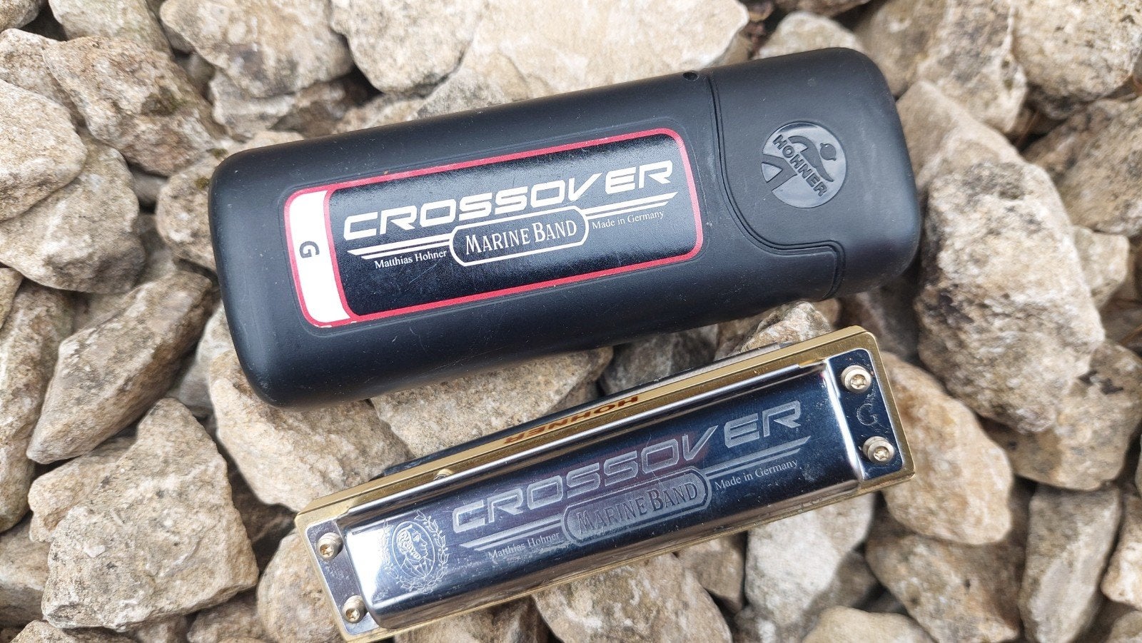 Diatonische mondharmonica „Hohner Crossover Marine Band” in, Ophalen of Verzenden, Diatonisch