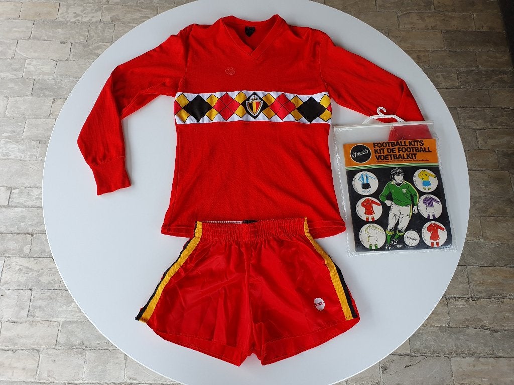 Vintage fanshirt + broekje België (O'Neills), Ophalen of Verzenden, Gebruikt, Shirt