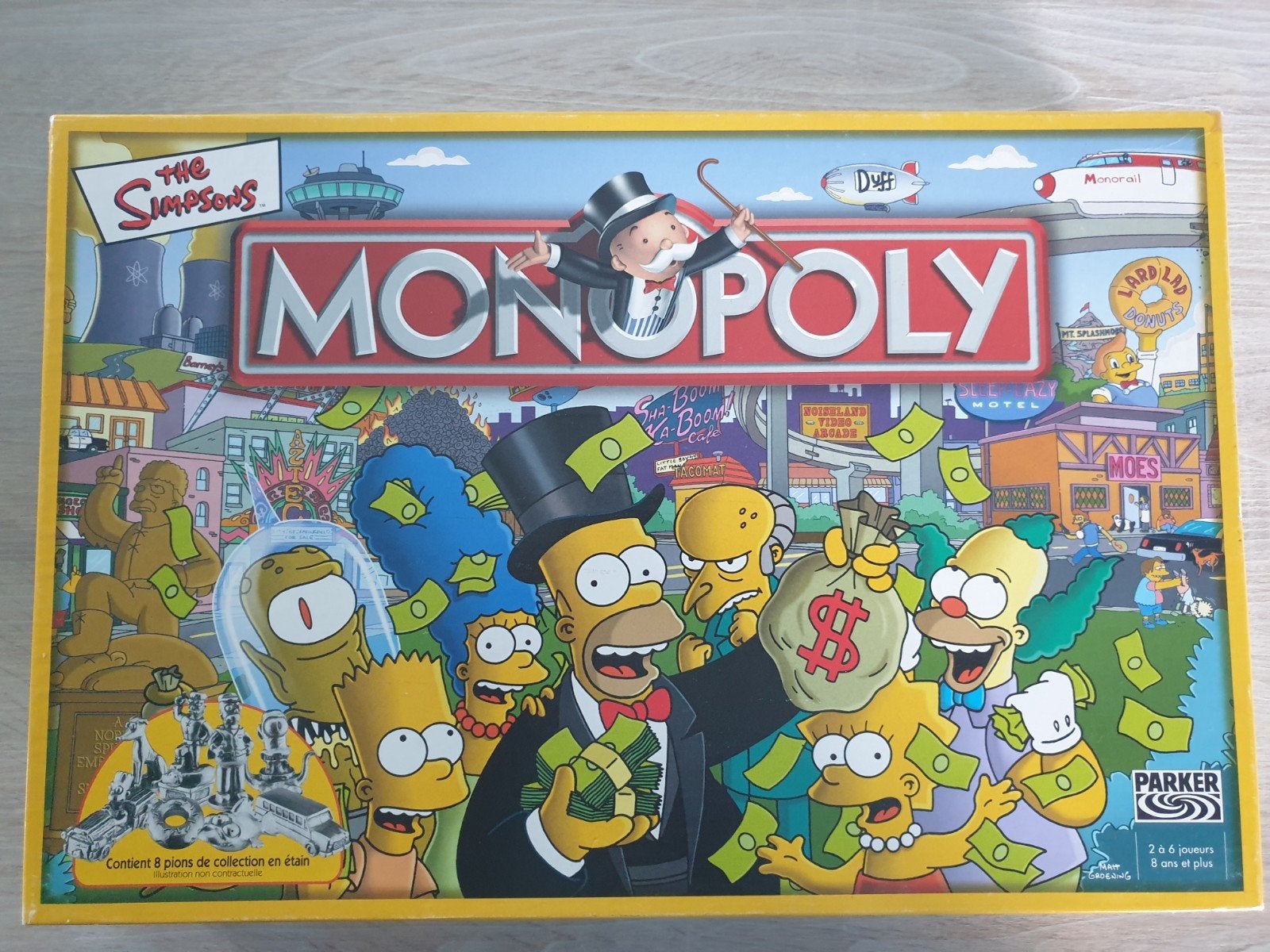 Monopoly Simpson, Enlèvement ou Envoi