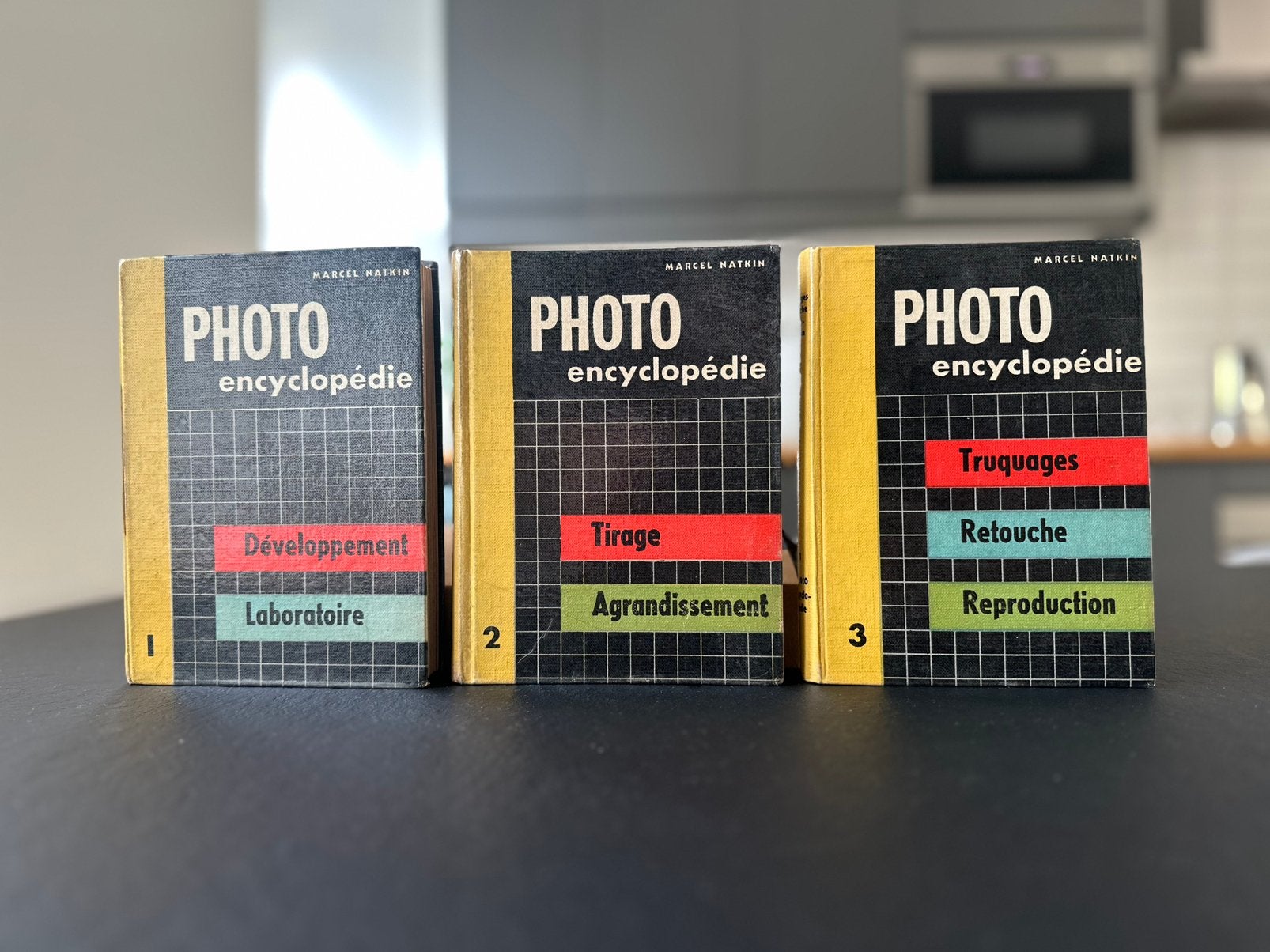 Photo Encyclopédie Marcel Natkin – 3 tomes – Ed. Mana 1952, Livres, Enlèvement