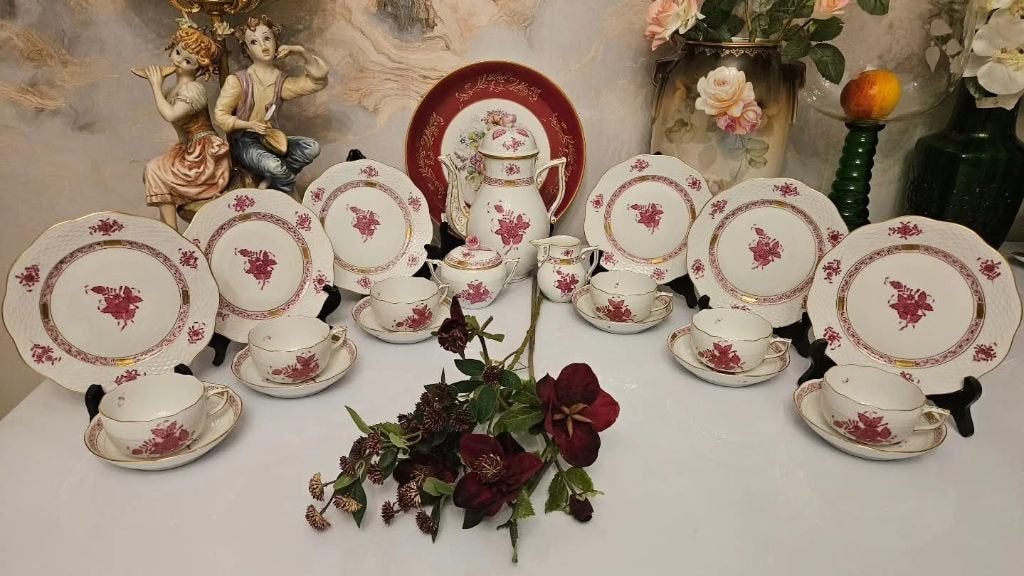 SERVIES HEREND, Ophalen, Overige merken, Zo goed als nieuw, Overige stijlen