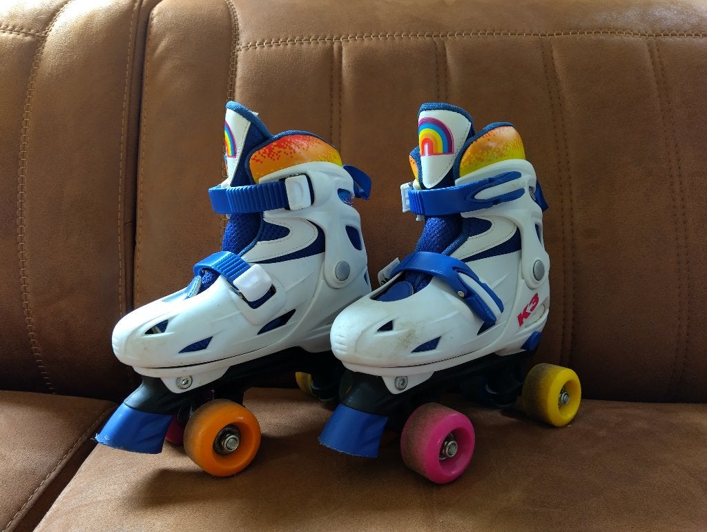 K3 rolschaatsen, Ophalen, Verstelbaar, Gebruikt, Kinderen