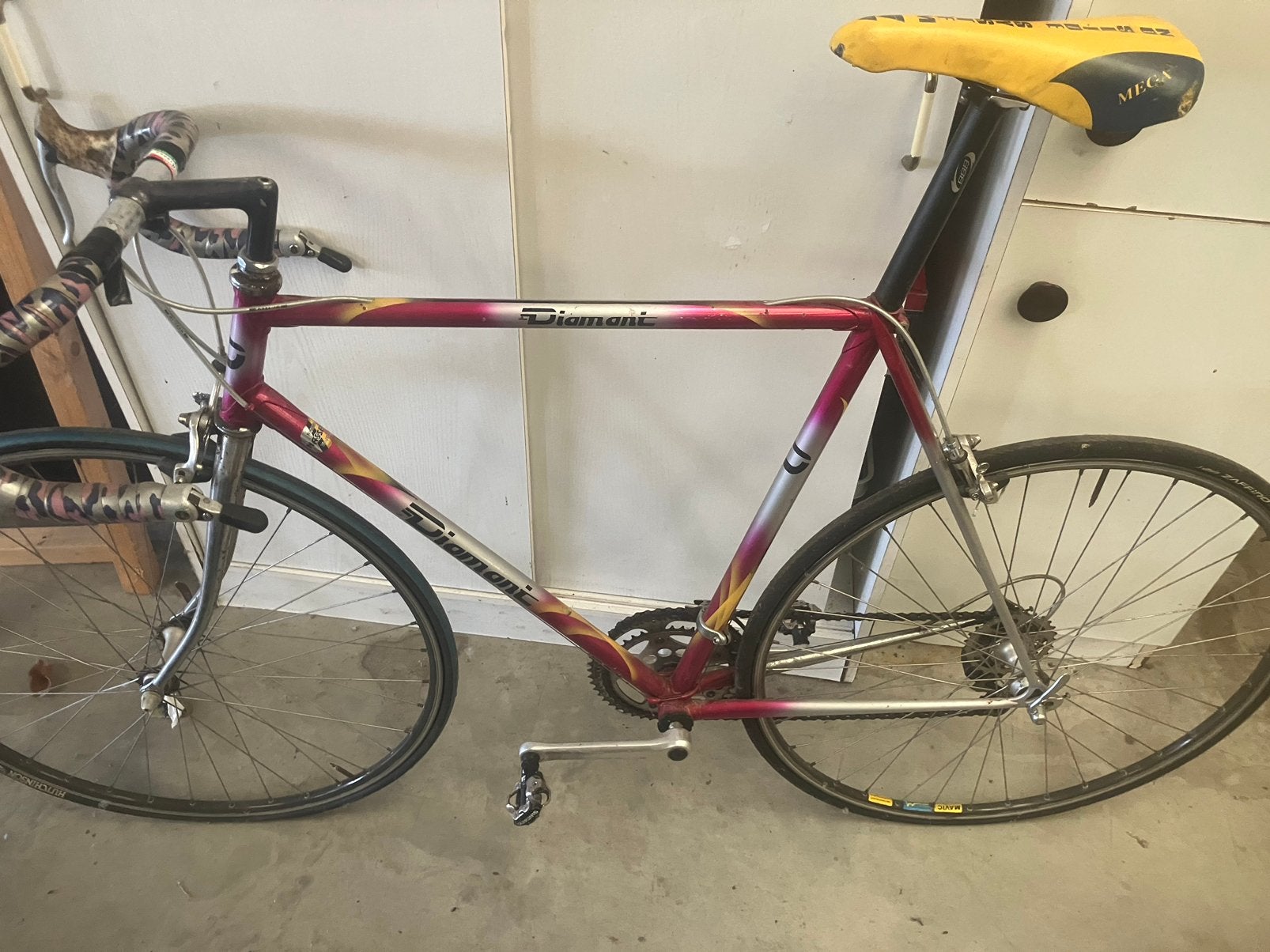 Retro koersfiets, Enlèvement