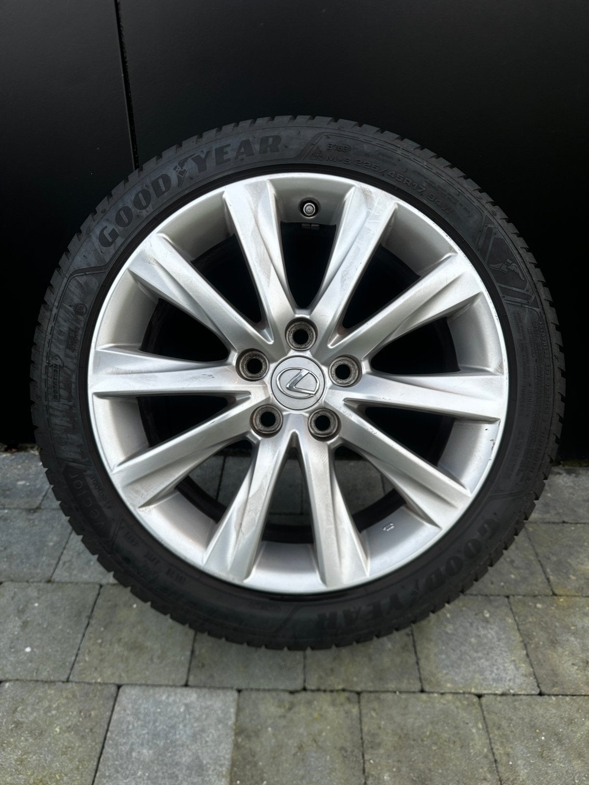 Lexus banden + velgen Goodyear 4 season 225/45 R17 94V, Enlèvement, Pneu(s)