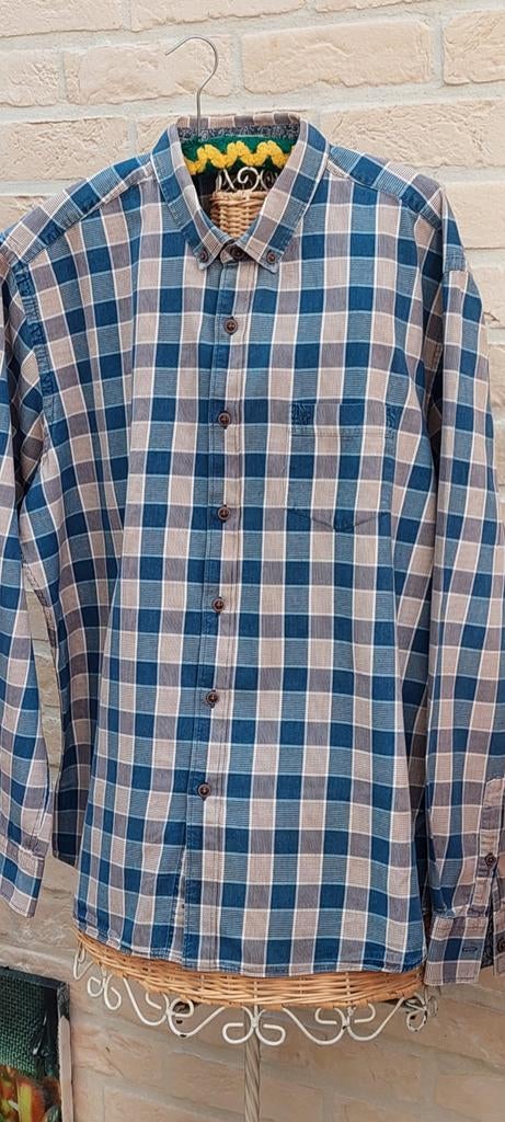 Hemd maat 45/46 deer island, Kleding | Heren, Ophalen of Verzenden, Zo goed als nieuw, Deer Island, Overhemd