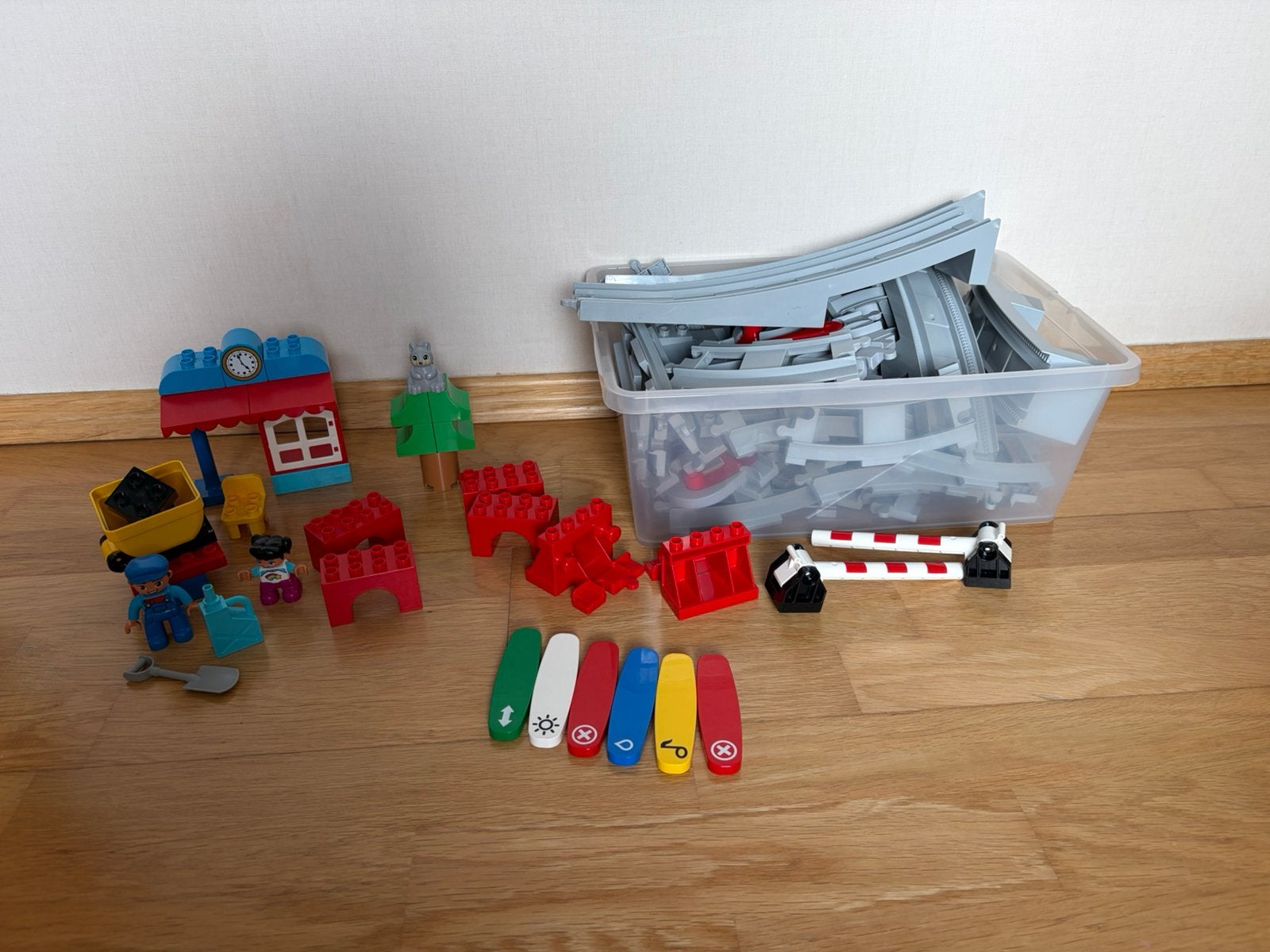 Duplo speelgoedtrein + uitbreiding, Enfants & Bébés, Enlèvement, Comme neuf