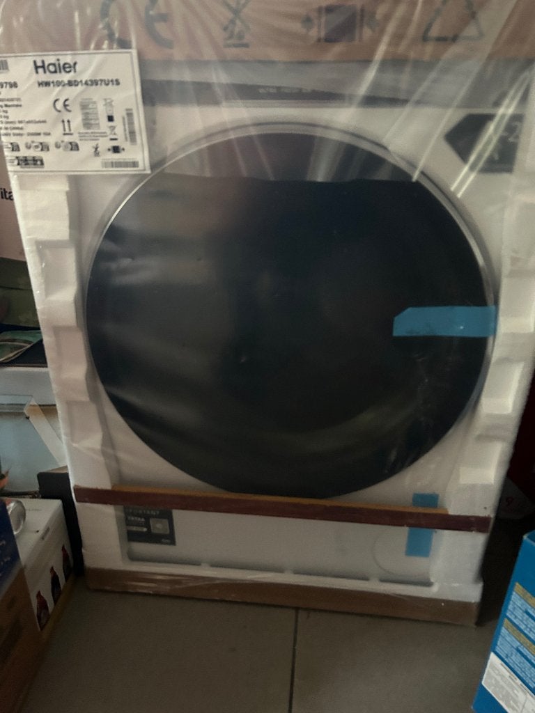 Haier wasmachine X11 HW100-BD14397U1S  nog verpakt, Elektronische apparatuur, Ophalen, 1200 tot 1600 toeren, 10 kg of meer, Nieuw