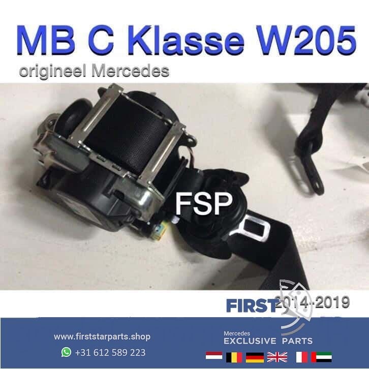 W205 S205 C Klasse gordel links / rechts Mercedes 2014-2018, Auto-onderdelen, Interieur en Bekleding, Gebruikt, -, Ophalen of Verzenden