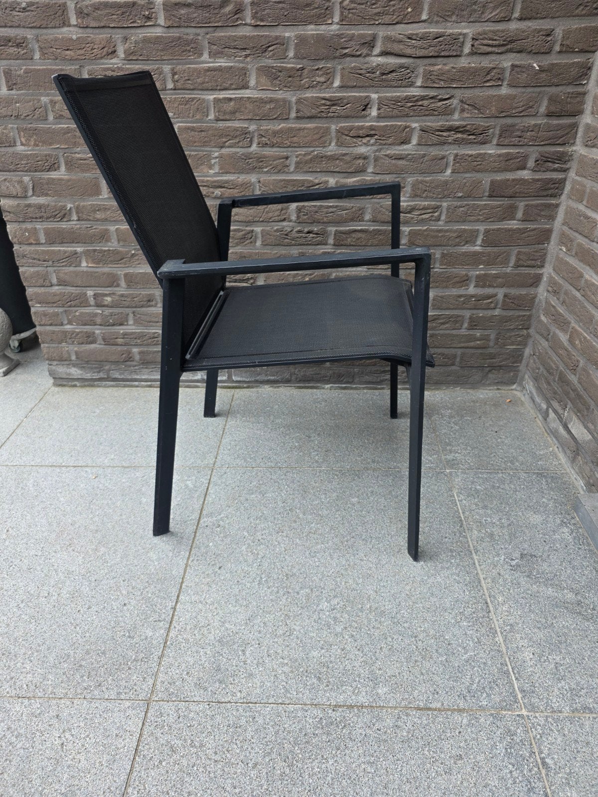 2 tuinstoelen "Berlington", Ophalen, Zo goed als nieuw, Aluminium, Stapelbaar